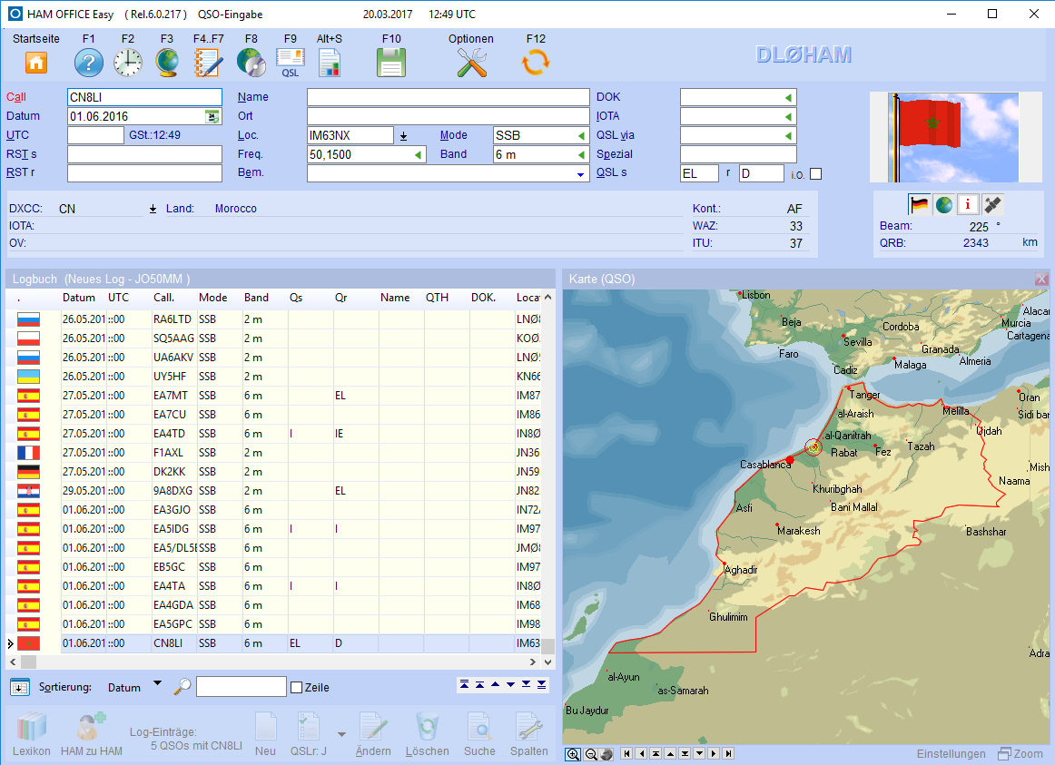 QSO-Liste